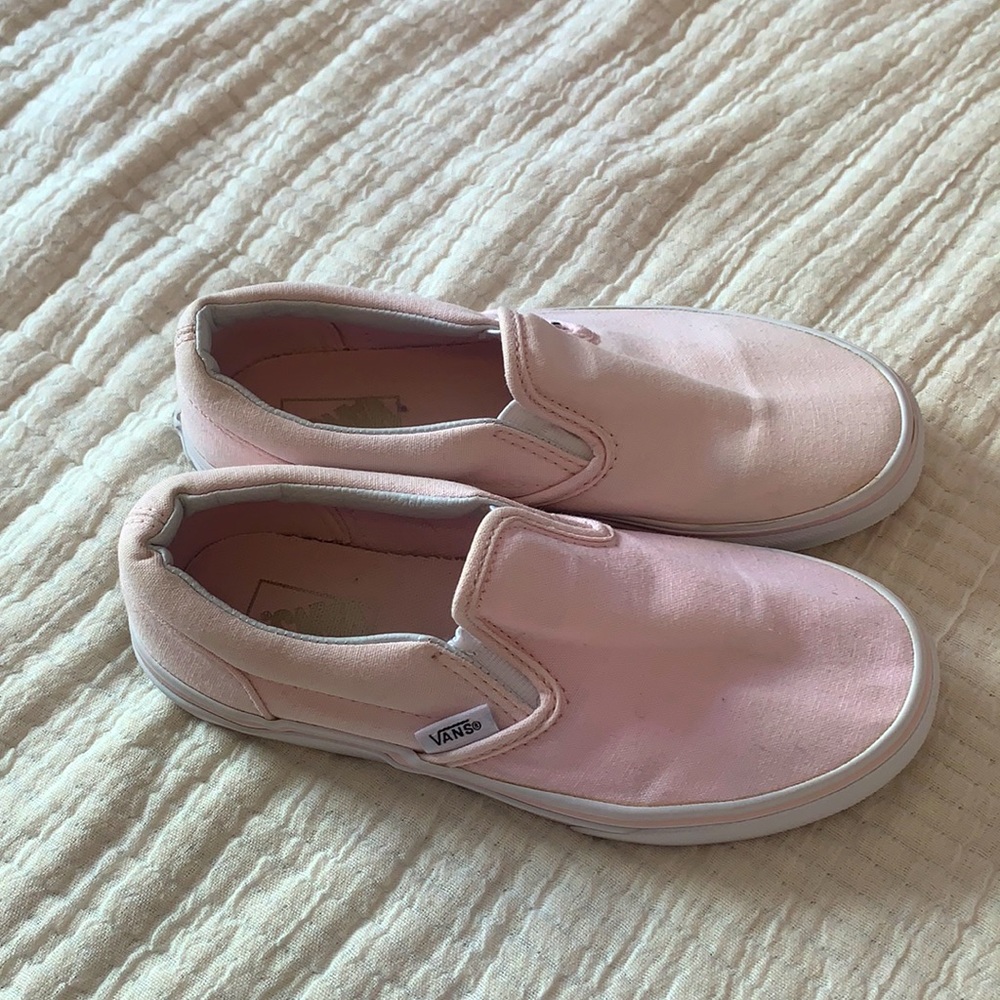 Kids baby pink vans